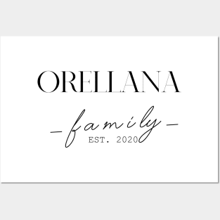 Orellana Family EST. 2020, Surname, Orellana Posters and Art